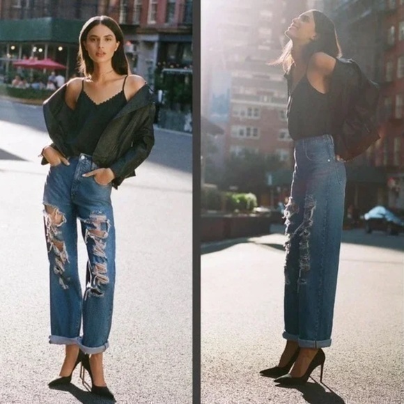 Anthropologie Denim - NWT Anthropologie Pilcro The Joey High-Rise Straight Jeans Size 28